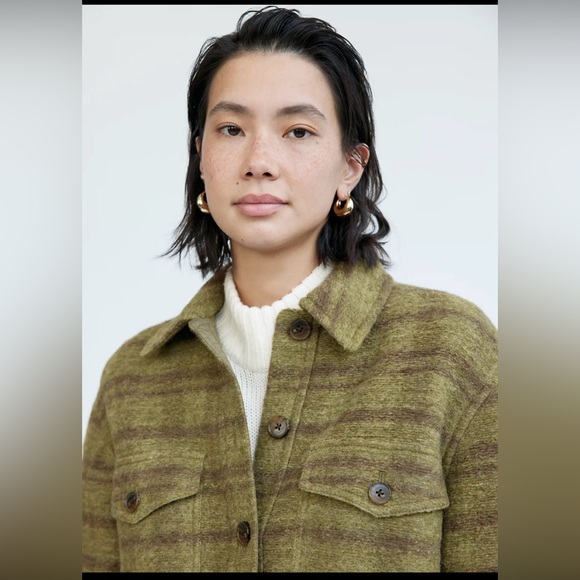 NWT Aritzia Wilfred Free Autumn Shacket – Sage/Moss – Size L - Picture 6 of 12